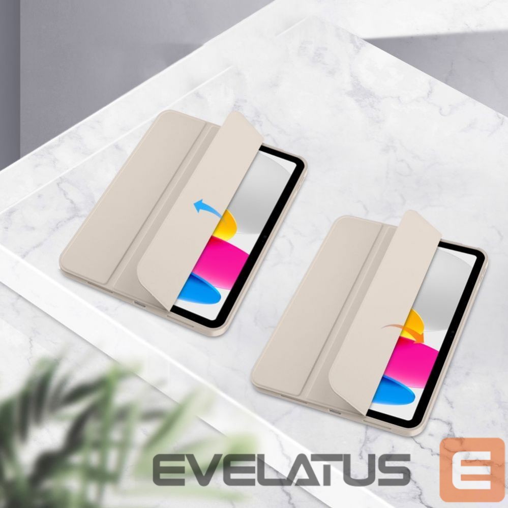 Back panel cover Tech-Protect Tech-Protect SC Pen Case for iPad 10.9" 2022 - Beige