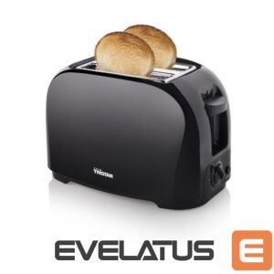 Skrudintuvas Tristar  Toaster | BR-1025 | Number of slots 2 | Housing material Plastic | Black 