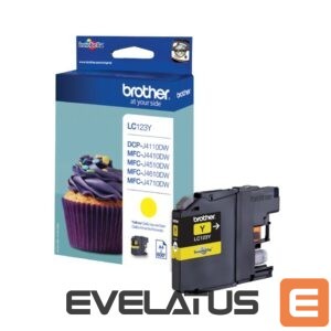 Printer accessories Brother  LC123Y | Ink Cartridge | Yellow 