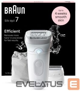 Epilaator Braun  Epilator | SE7-041 Silk épil 7 | Number of power levels 2 | Wet & Dry | White/Silver 