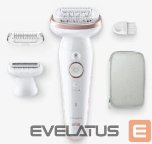 Epilaator Braun  Epilator | SES9-030 Silk épil 9 | Operating time (max) 50 min | Number of power levels 2 | Wet & Dry | White/Rose 