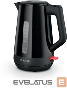 Veekeetja Bosch  Kettle | TWK1M123 | Electric | 2400 W | 1.7 L | Plastic | 360° rotational base | Black 