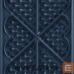 Accessories and filters TEFAL  XA800612 Heart shape Waffle plates for SW852 Sandwich maker, Black 