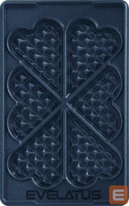 Accessories and filters TEFAL  XA800612 Heart shape Waffle plates for SW852 Sandwich maker, Black 