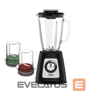 Mikseri un blenderi TEFAL  Blender BL438831 BlendForce Tabletop, 800 W, Jar material Glass, Jar capacity 1.25 L, Ice crushing, Black 