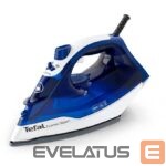 Glūdeklis TEFAL  FV2838E0 Steam Iron, 2400 W, Water tank capacity 270 ml, Continuous steam 40 g/min, Blue/White 