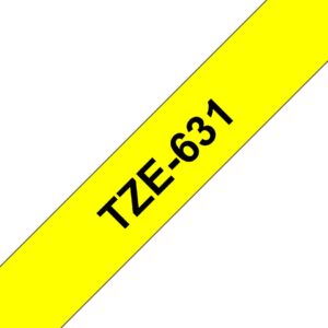 Printer accessories Brother  TZe-631 Laminated Tape Black on Yellow, TZe, 8 m, 1.2 cm 