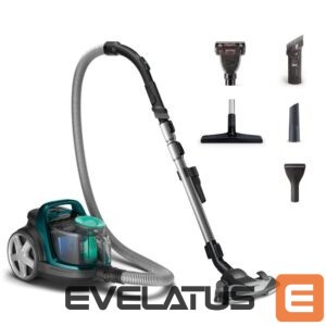 Tolmuimeja Philips  Vacuum cleaner  PowerPro Active FC9556/09 Bagless, Power 750 W, Dust capacity 1.5 L, Blue 