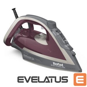 Glūdeklis TEFAL  FV6870E0 Steam Iron, 2800 W, Water tank capacity 270 ml, Continuous steam 40 g/min, Red/Grey 