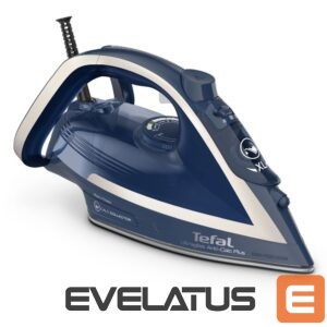 Glūdeklis TEFAL  Steam Iron FV6830E0 2800 W, Water tank capacity 270 ml, Continuous steam 50 g/min, Silver/Blue 