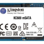 Kõvaketas SSD Kingston  KC600 512 GB, SSD interface mSATA, Write speed 520 MB/s, Read speed 550 MB/s 