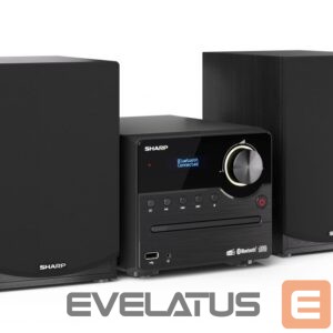 Interactive solution Sharp  XL-B517D(BK) Hi-Fi Micro System, CD/FM/USB/Bluetooth v5.0, Aux-in, 45W, Black 