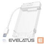 Kietojo disko korpusas Raidsonic  Icy Box-AC703-U3  Adapter cable with protective a cover for 2.5" SATA hard disks to USB 3.0, blue Access LED  ICY BOX Adapter cable with protective a cover for 2.5" SATA hard disks to USB 3.0, blue Access LED SATA, 2.5", USB 3.0 