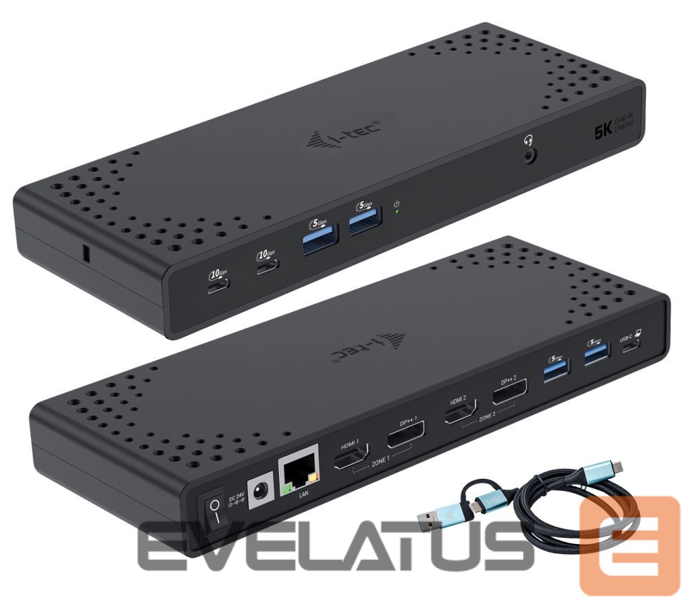 Computer accessories I-TEC I-TEC USB3.0/USB-C/Thunderbolt DualDS+PD