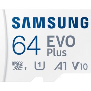Memory cards Samsung  | MicroSD Card | EVO Plus | 64 GB | microSDXC Memory Card | Flash memory class U1, V10, A1 