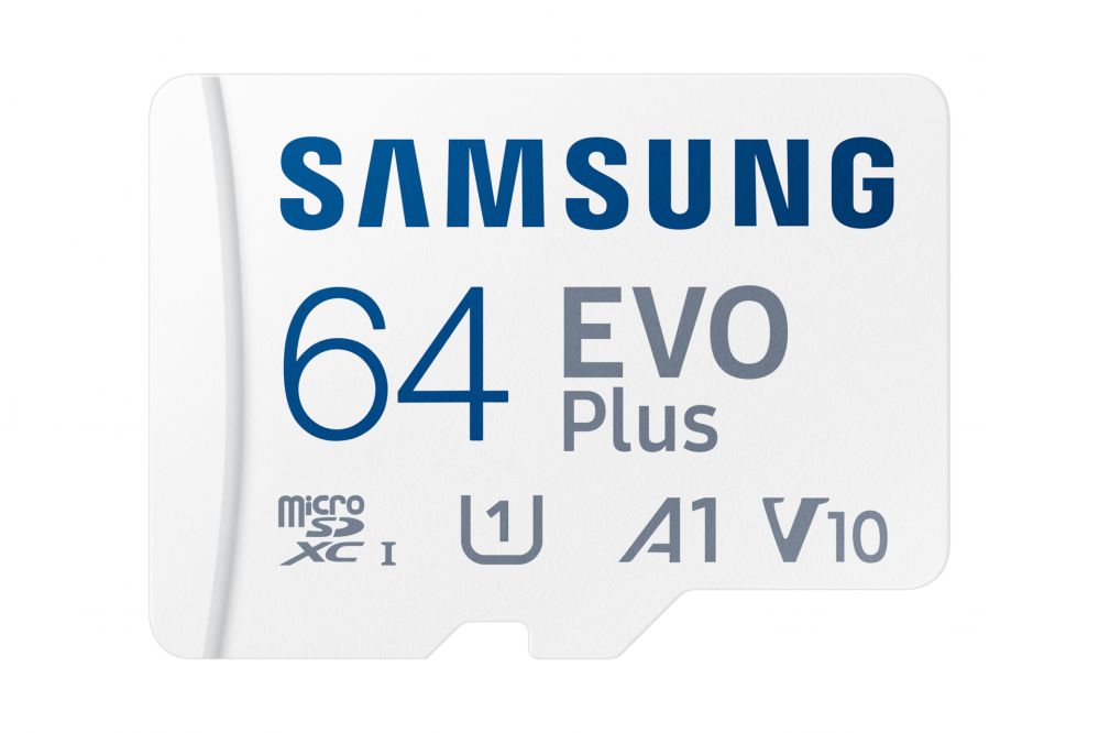 Memory cards Samsung | MicroSD Card | EVO Plus | 64 GB | microSDXC Memory Card | Flash memory class U1, V10, A1
