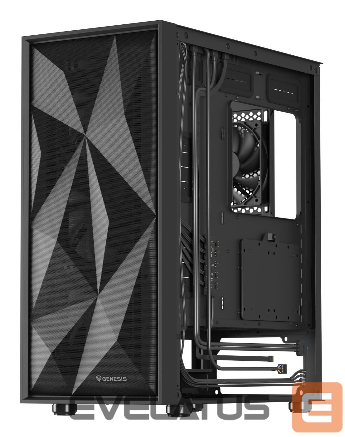 Computer components Natec NATEC Genesis PC Case Diaxid 605F black