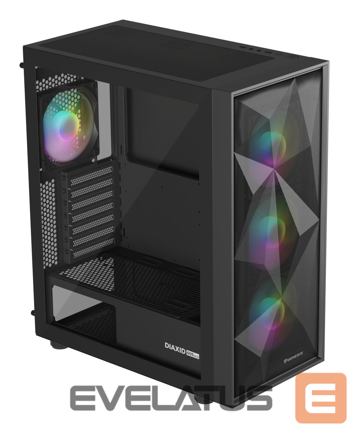 Computer components Natec NATEC Genesis PC Case Diaxid 605 black