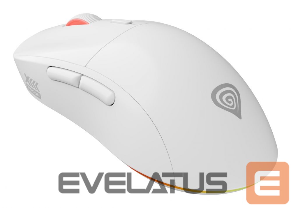Computer mouse Genesis Zircon XIII Custom | Wireless | Gaming Mouse | 2.4 GHz, USB | White