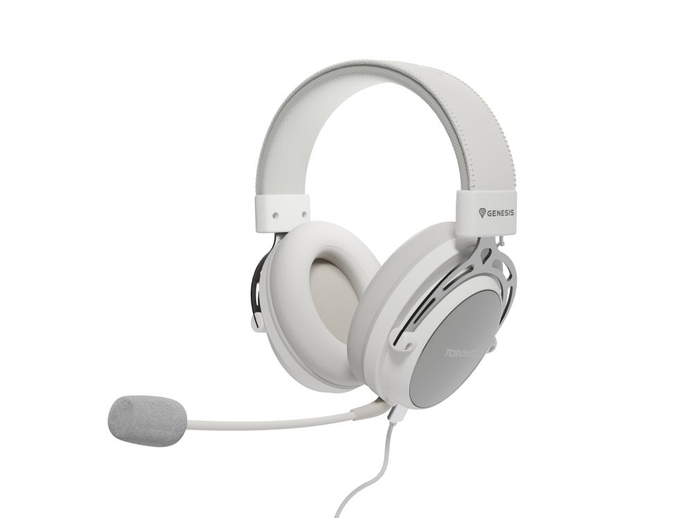 Wireless headphones Genesis Gaming Headset | Toron 301 | Wired | Over-ear | Microphone | White