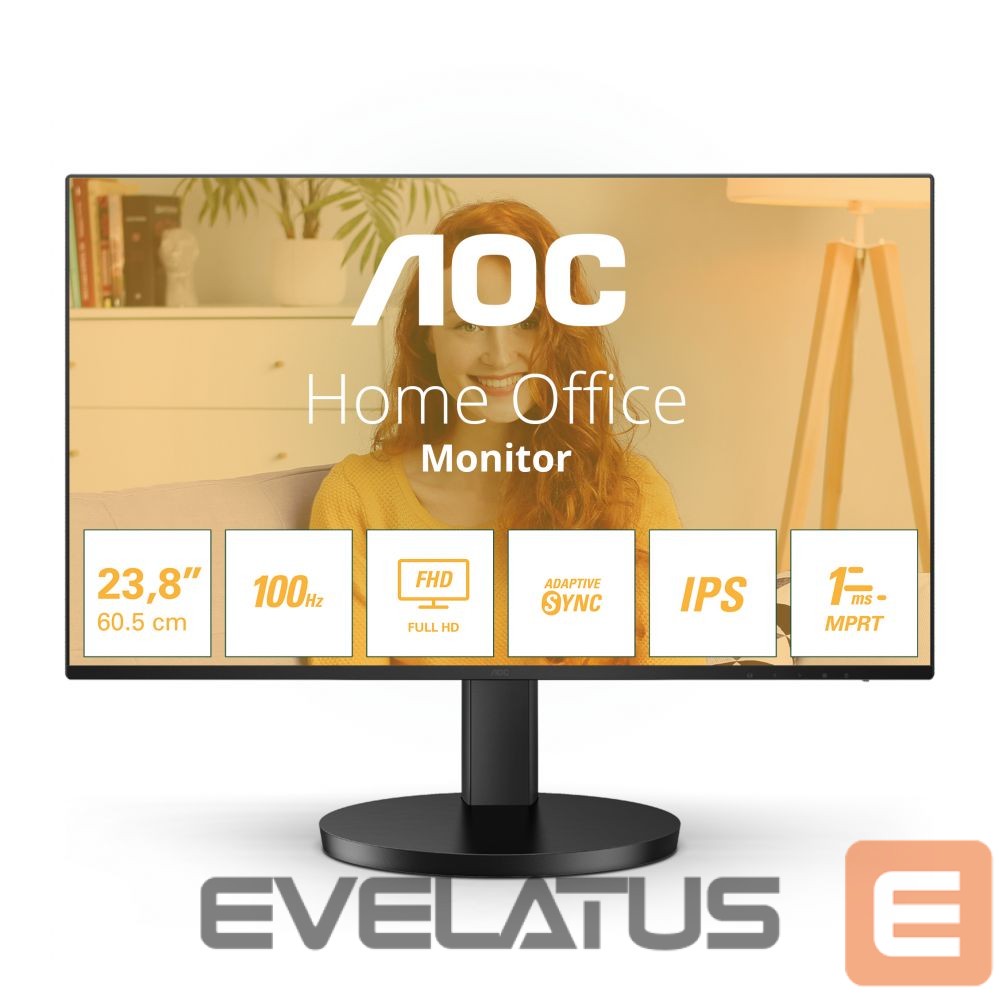 Monitors Aoc international AOC 24B3HA2 24inch FHD IPS 100Hz