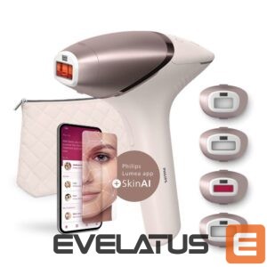 Epilaator Philips  IPL Hair Removal Device with SenseIQ | BRI977/00 Lumea 9900 Series | Bulb lifetime (flashes) 450.000 | Number of power levels 5 | Rose 