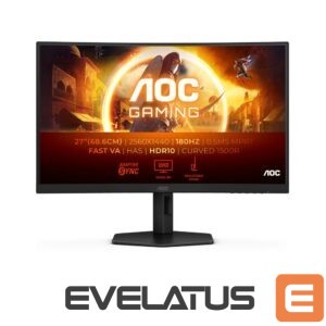 Monitor AOC  Gaming CQ27G4X 27", 2560x1440/1ms/300cd/m², HDMI, DisplayPort, Headphone Out 