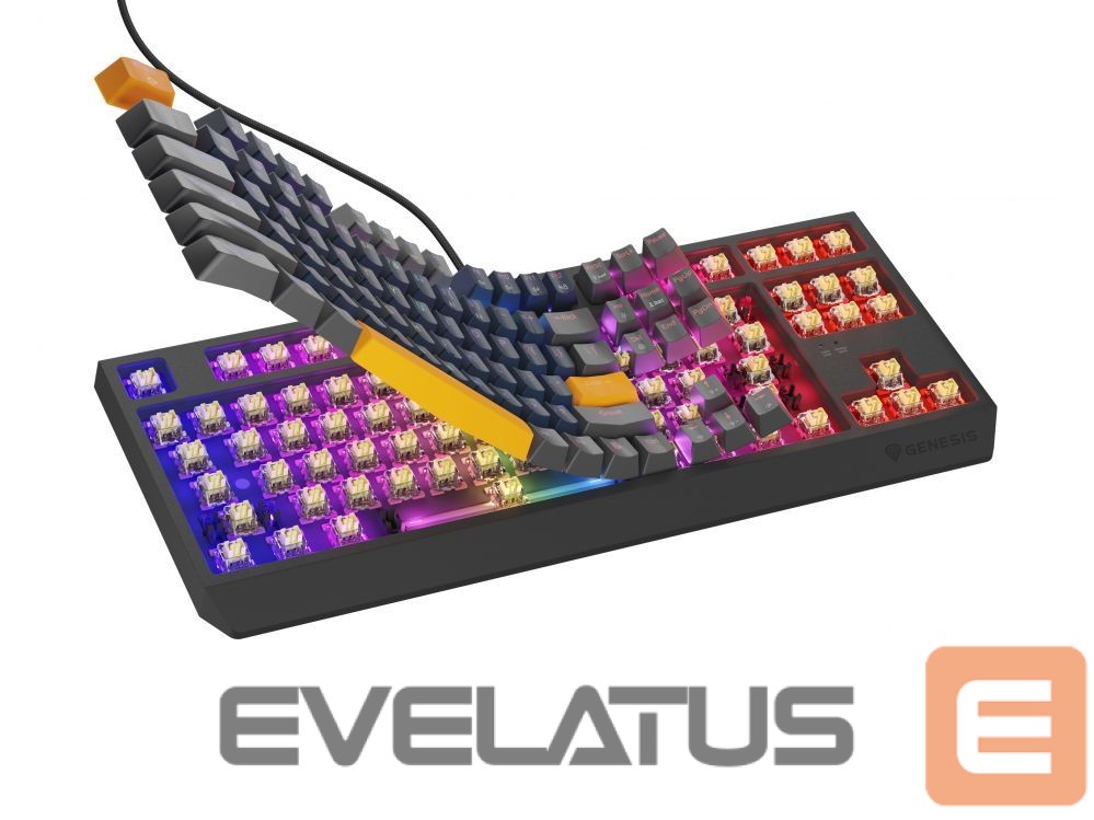 Computer keyboard Genesis THOR 230 | Mechanical Gaming Keyboard | Wired | US | Naval Blue Positive | USB Type-A | Outemu Panda