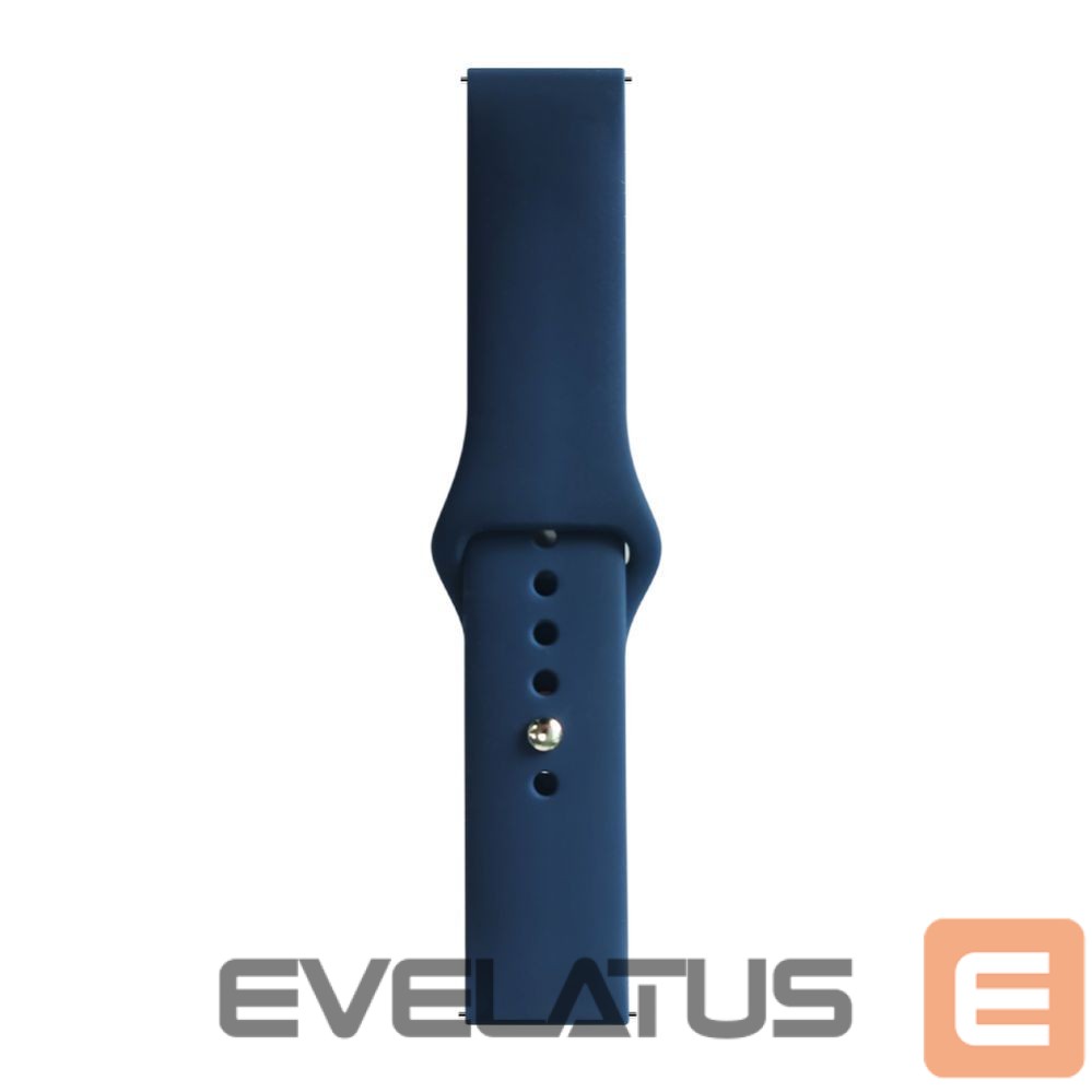 Strap Evelatus Evelatus Watch 20mm Silicone Loop Watch Straps (130mm M/L) Blue