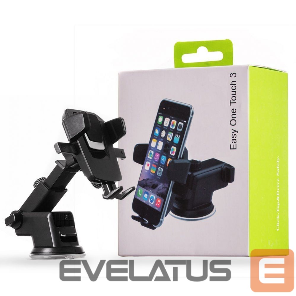 Elektrisõidukite lisavarustus Hurtel Telescopic Car Mount Phone Holder Dashboard or Windshield for black