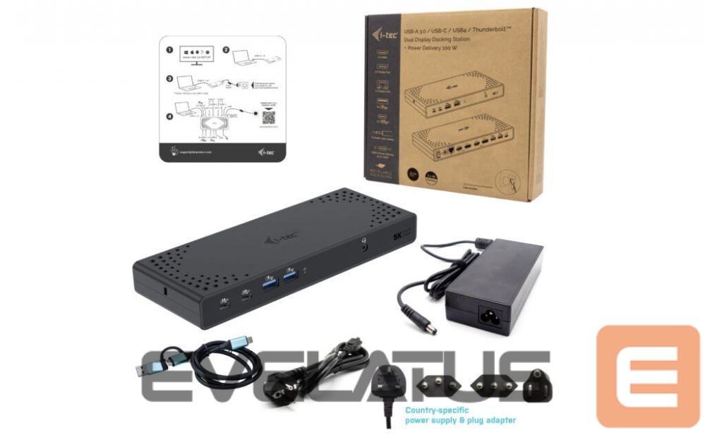 Computer accessories I-TEC I-TEC USB3.0/USB-C/Thunderbolt DualDS+PD