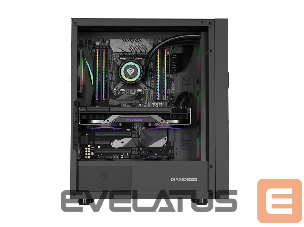 Computer components Natec NATEC Genesis PC Case Diaxid 605 black