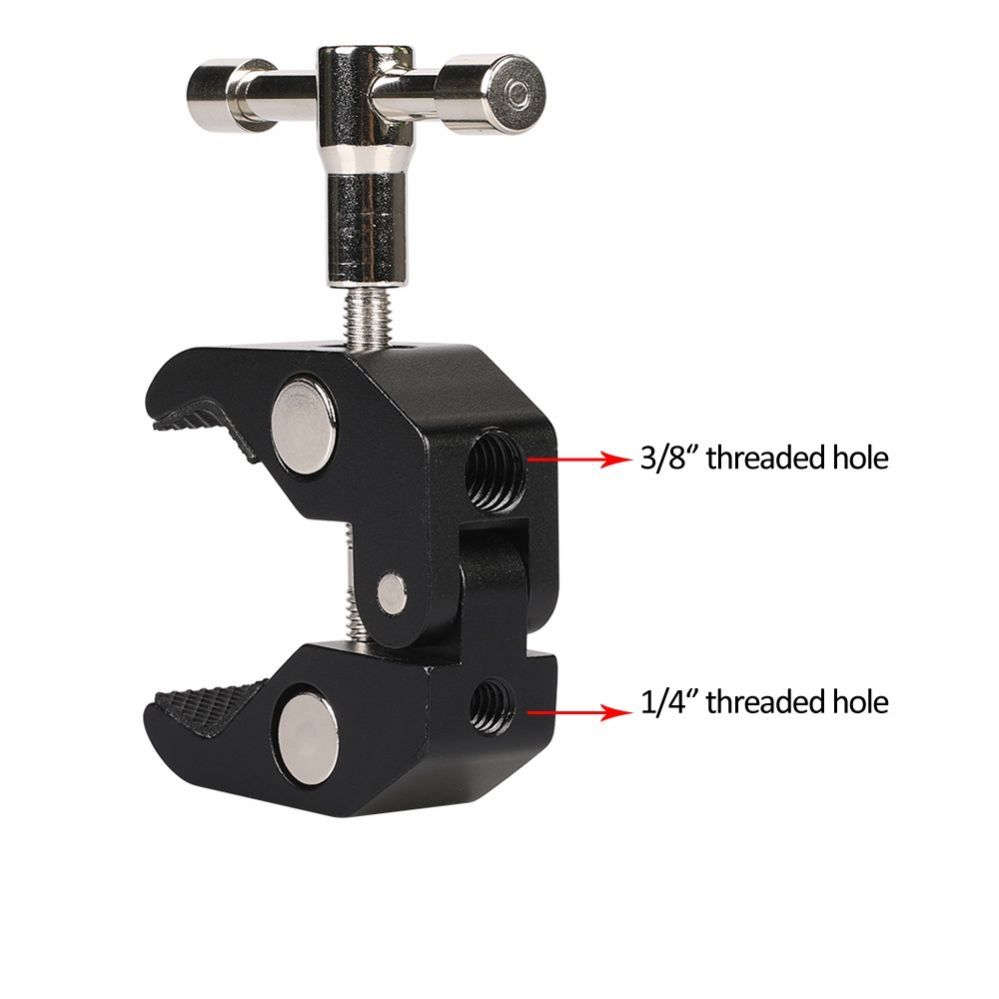Fotoaparato priedas Hurtel Clamp holder for camera, camera, microphone