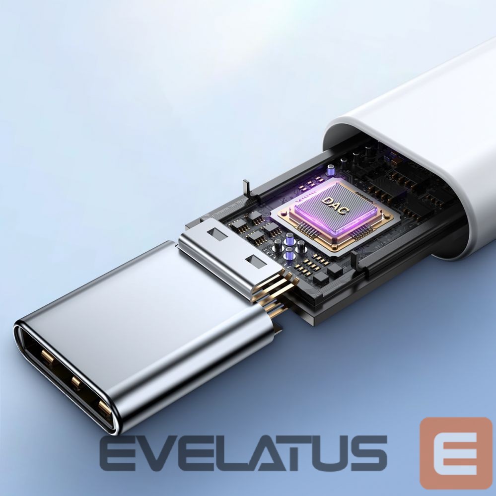 Kõrvaklapid Joyroom Joyroom JR-EC05 USB-C in-ear headphones - white