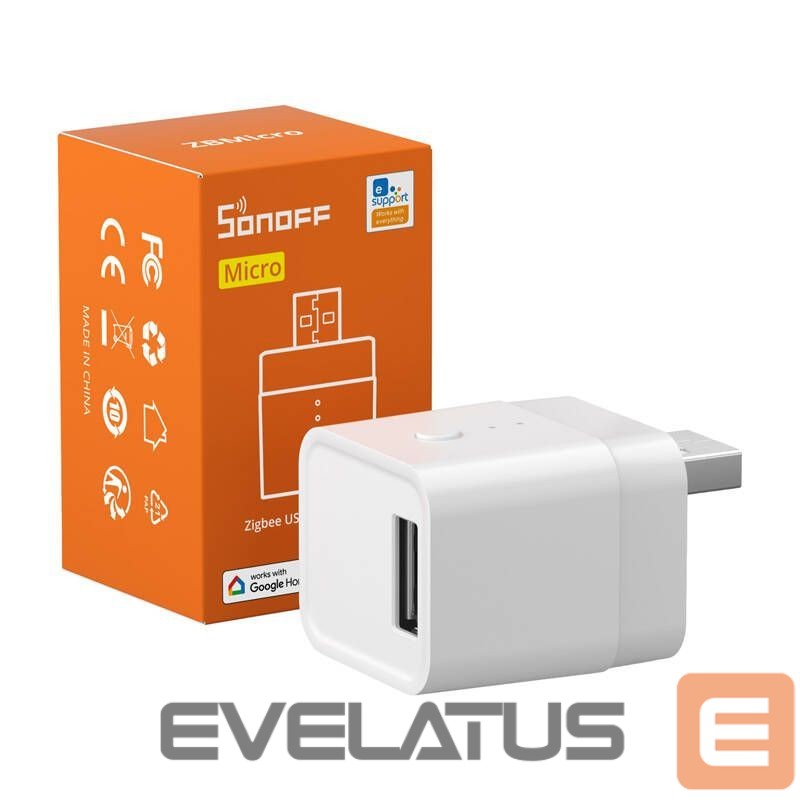 Nutikas seade Sonoff Smart adapter, USB ZigBee switch SONOFF ZBMicro (max 36W)