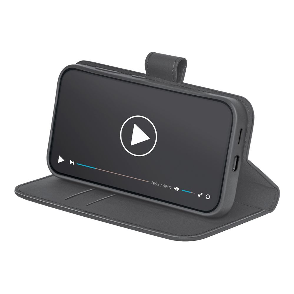 Tagakaaned Puro Puro Booklet Case with Flip and Wallet for Samsung Galaxy S25+ - Black