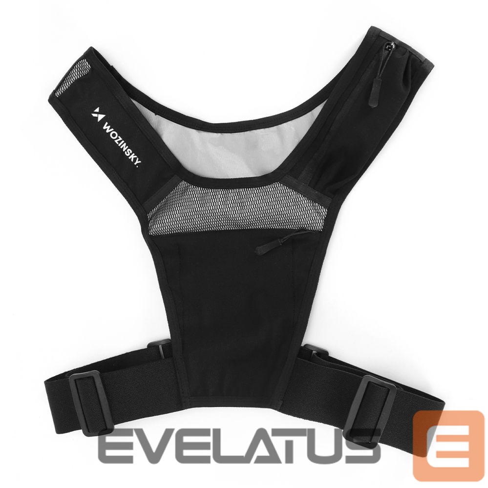 Teised Wozinsky Wozinsky WKDB1 Reflective Running Vest - Black