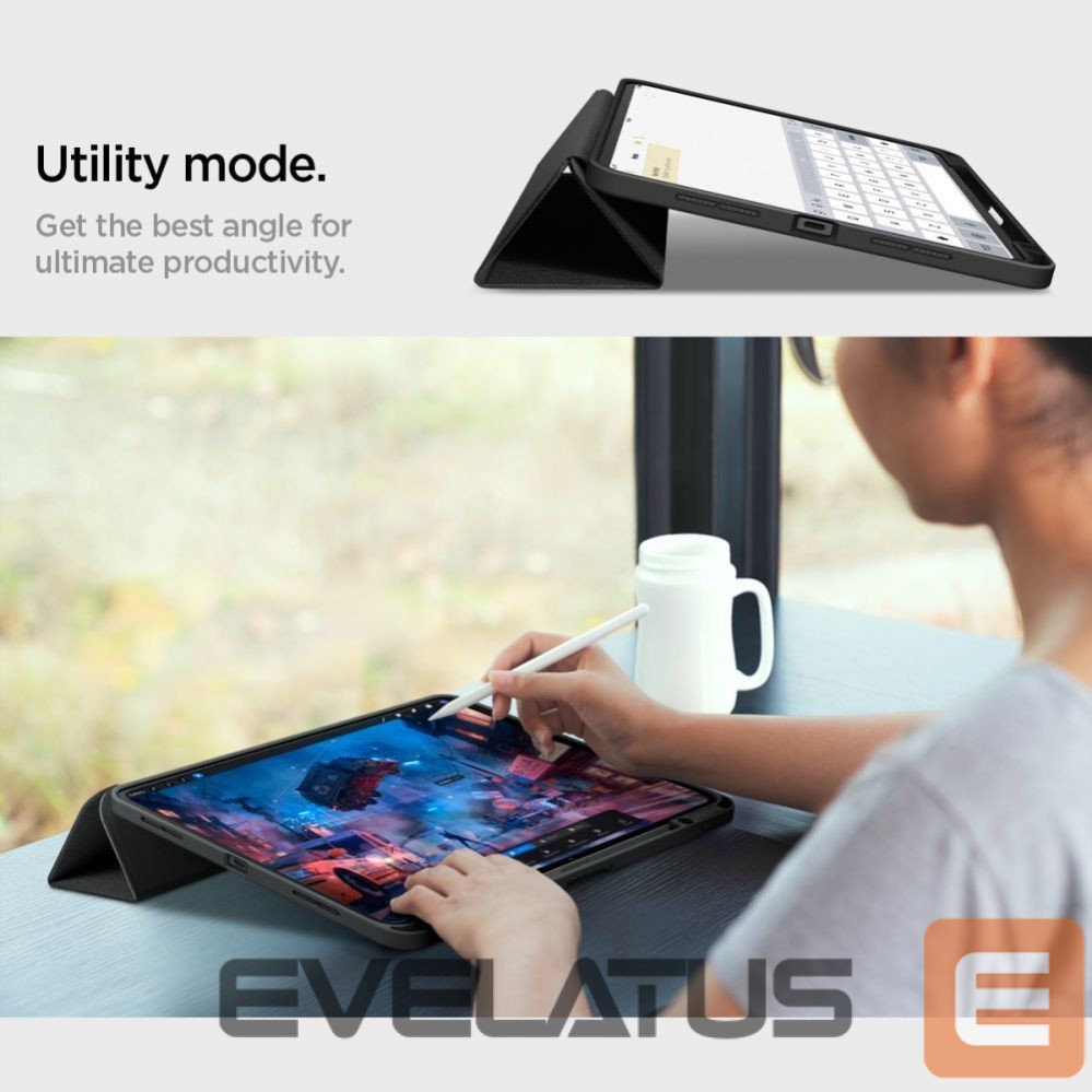 Tagakaaned Spigen Spigen Urban Fit iPad Pro 11" 2024 Case - Black