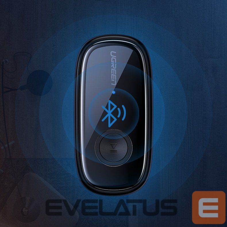 Kõrvaklapid Ugreen Ugreen Bluetooth 5.0 audio receiver AUX aptX, aptX LL mini headphone jack black (70304)