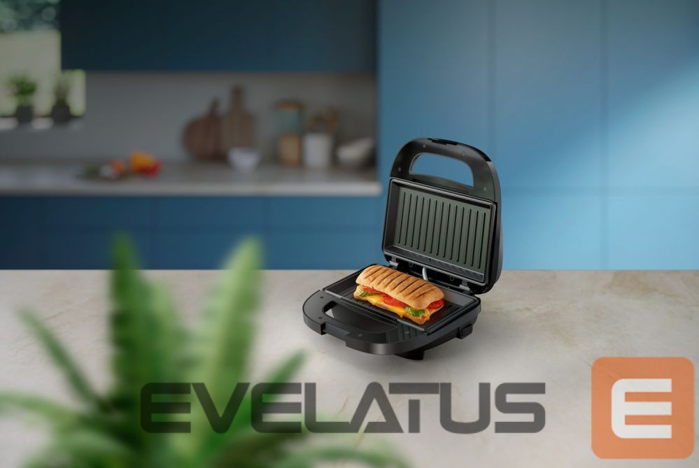 Röster Philips HD2330/90 Sandwich Maker, 750 W, Non-slip feet, Black