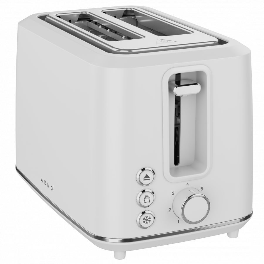 Röster AENO Electric Toaster, white, 220-240V, 50-60Hz, 920-1080W, 2 slots, 3 modes, 7 browning levels