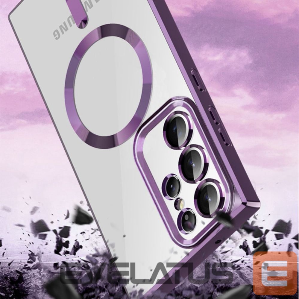 Tagakaaned Wozinsky Wozinsky Electroplated Magsafe Case for Samsung Galaxy S24 FE - Black