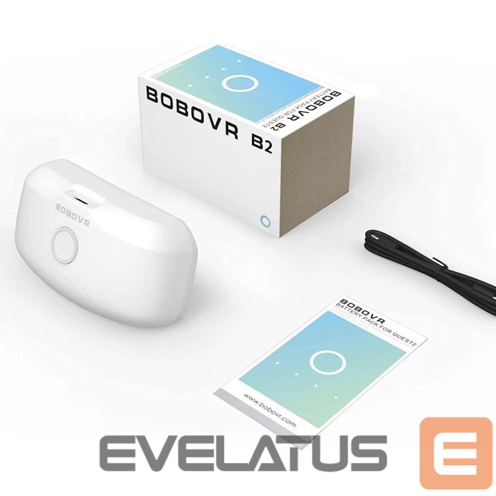 Väline aku BoboVR BoboVR B2 External Battery for BoboVR M1 / M2 / M3 Headbands 5200mAh - White