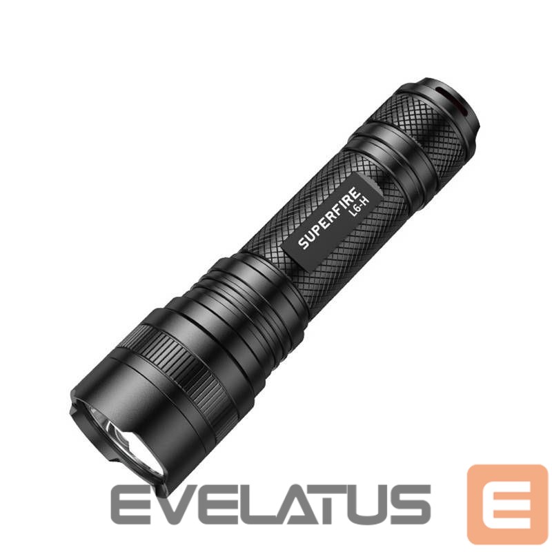 LED taskulamp Supcase Flashlight Superfire L6-H, 750lm, USB-C