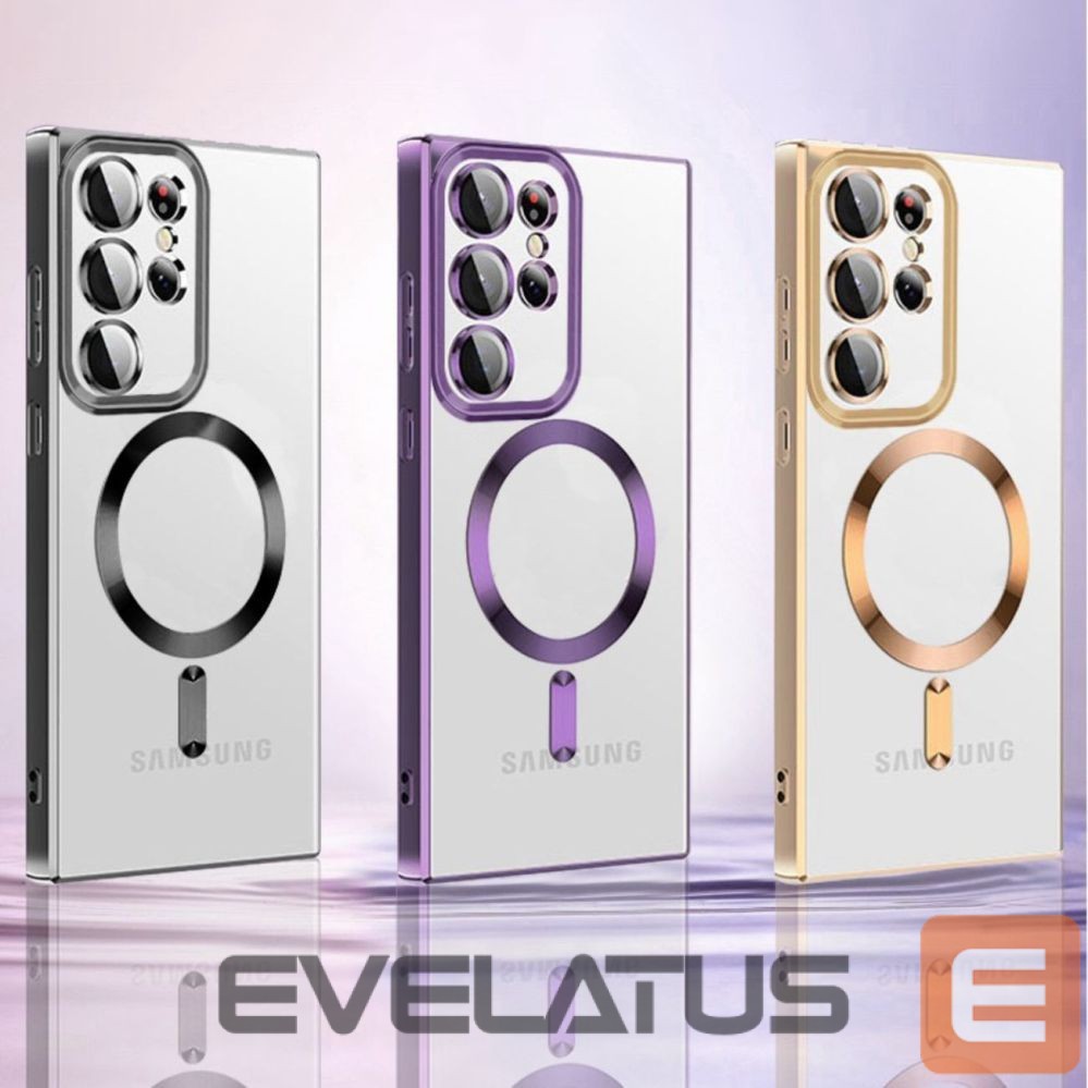 Tagakaaned Wozinsky Wozinsky Electroplated Magsafe Case for Samsung Galaxy S24 FE - Black