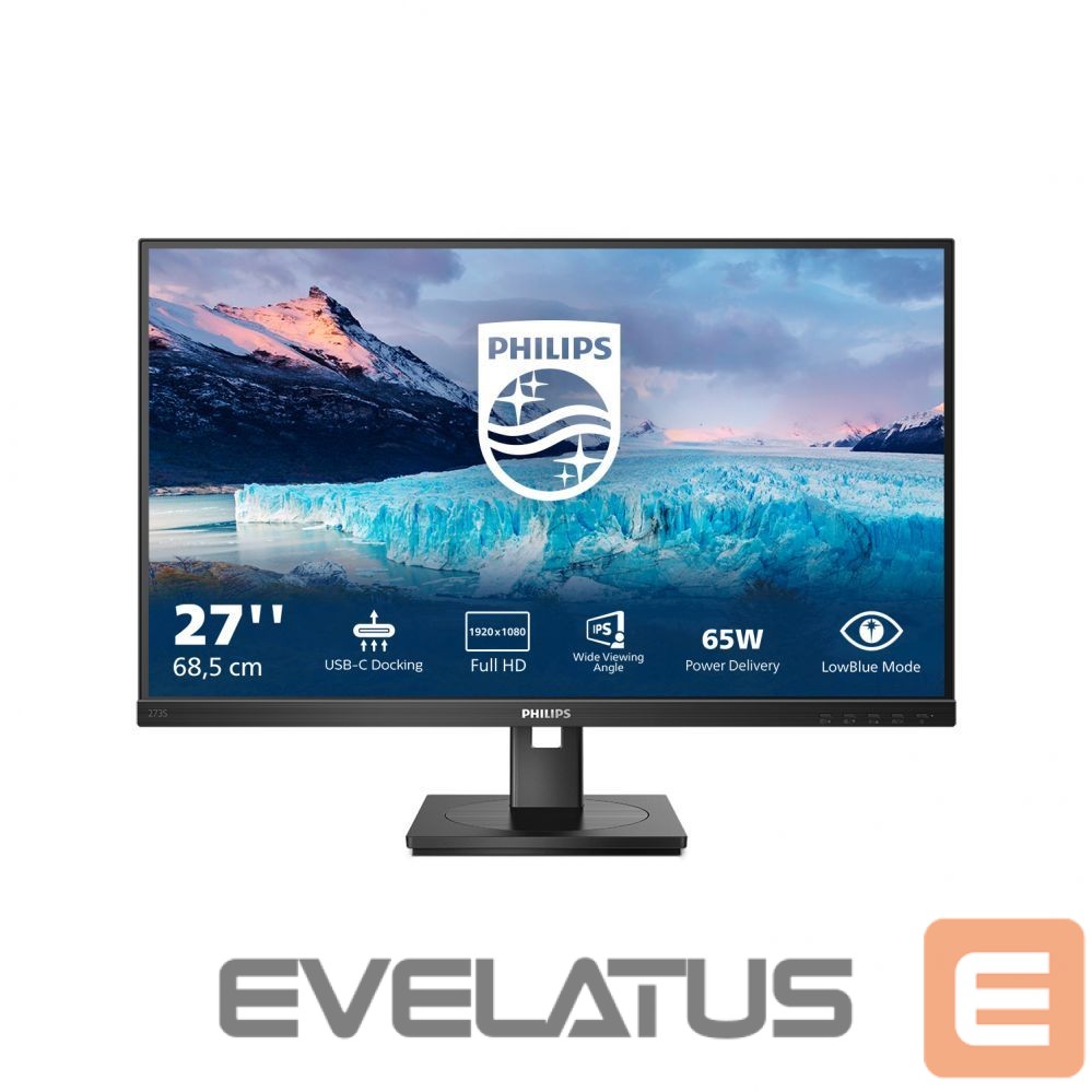 Monitors Mmd-monitors & displays PHILIPS 273S1/00 27inch FHD IPS 16:9