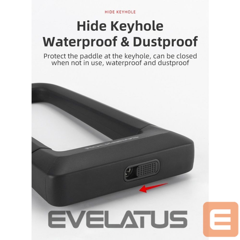 Jalgratta tarvik Rockbros Rockbros RKS626-BK U-lock Bike Lock - Black