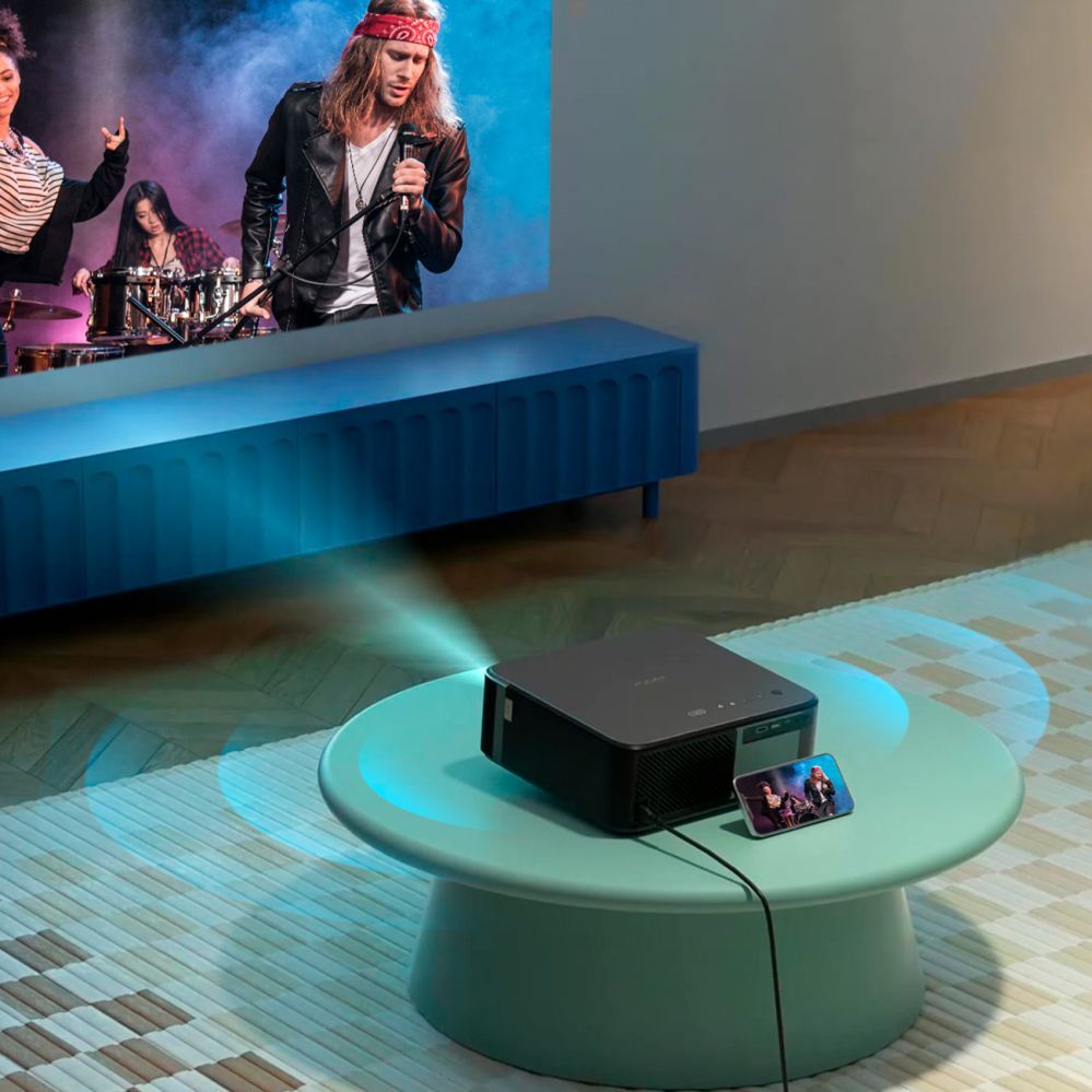 Citas preces Yaber Yaber K2s LCD FullHD 1080p Multimedia Projector with JBL Speakers - Black