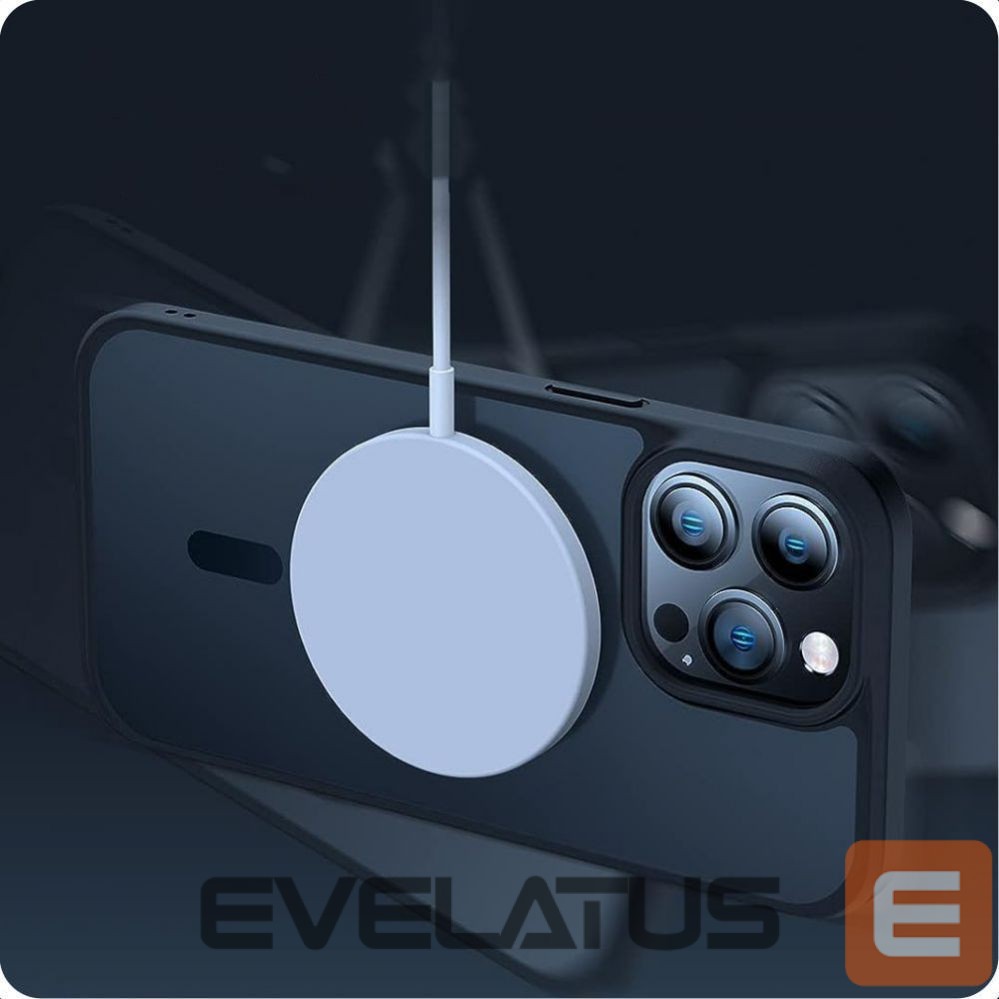 Back panel cover Tech-Protect Tech-Protect MagMat MagSafe Case for iPhone 12 mini / 13 mini - Clear Black