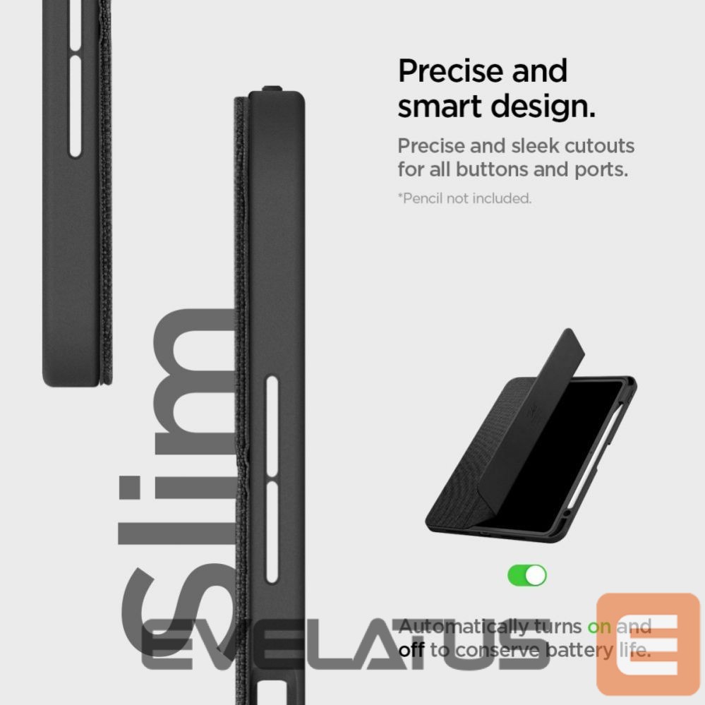 Tagakaaned Spigen Spigen Urban Fit iPad Pro 11" 2024 Case - Black